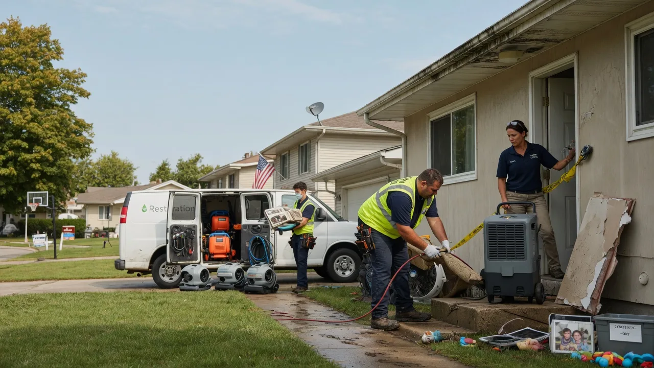 Water Damage Restoration in Helenville, WI near me
